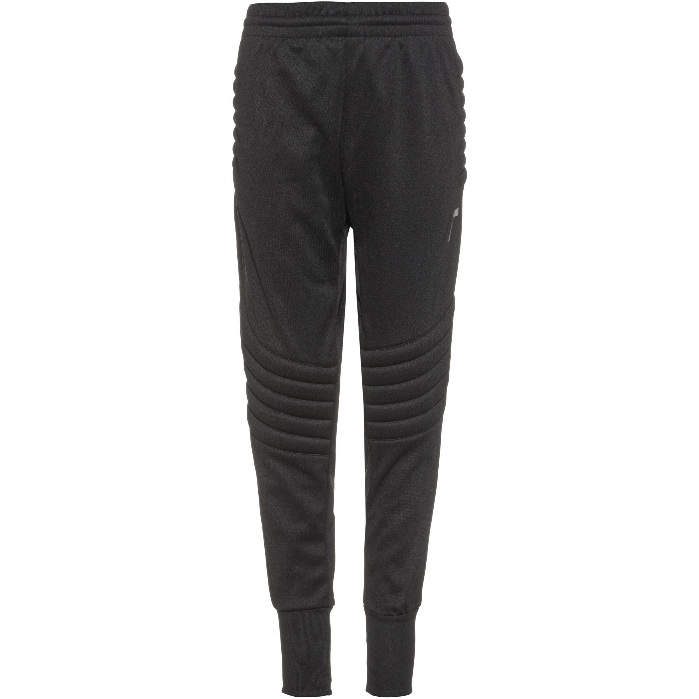 REUSCH Tapered Workout Pants in Black: front