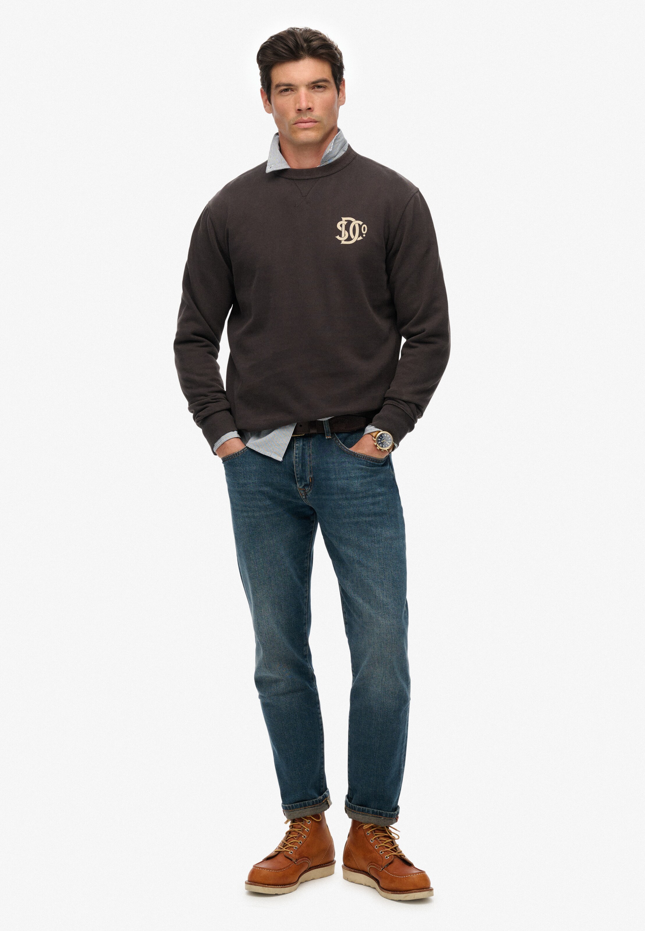 Sweat-shirt Superdry & Co en noir