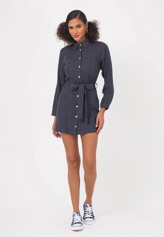 FRESHLIONS Hemdkleid 'Belinda' in Blau