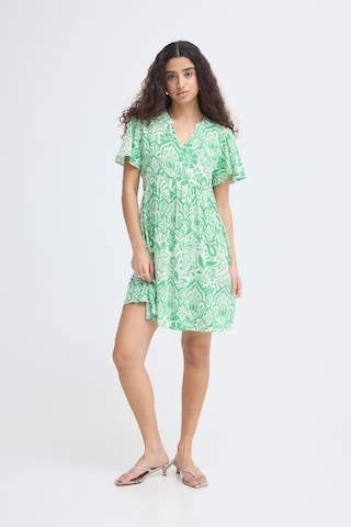 Robe-chemise 'Marrakech' ICHI en vert