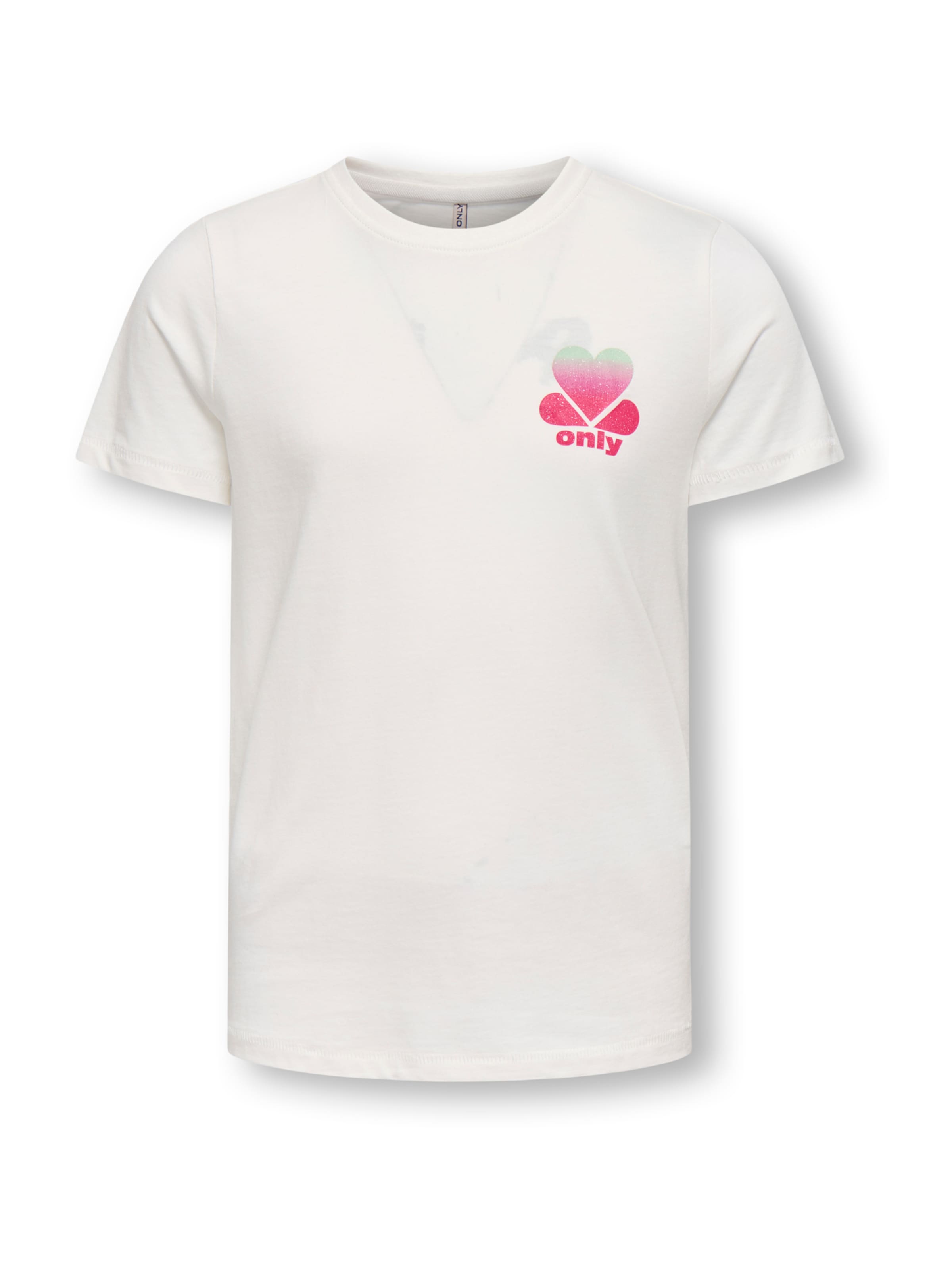 ONLY GIRLS T-shirt 'KOGKITA-MENA' i vit: framsida