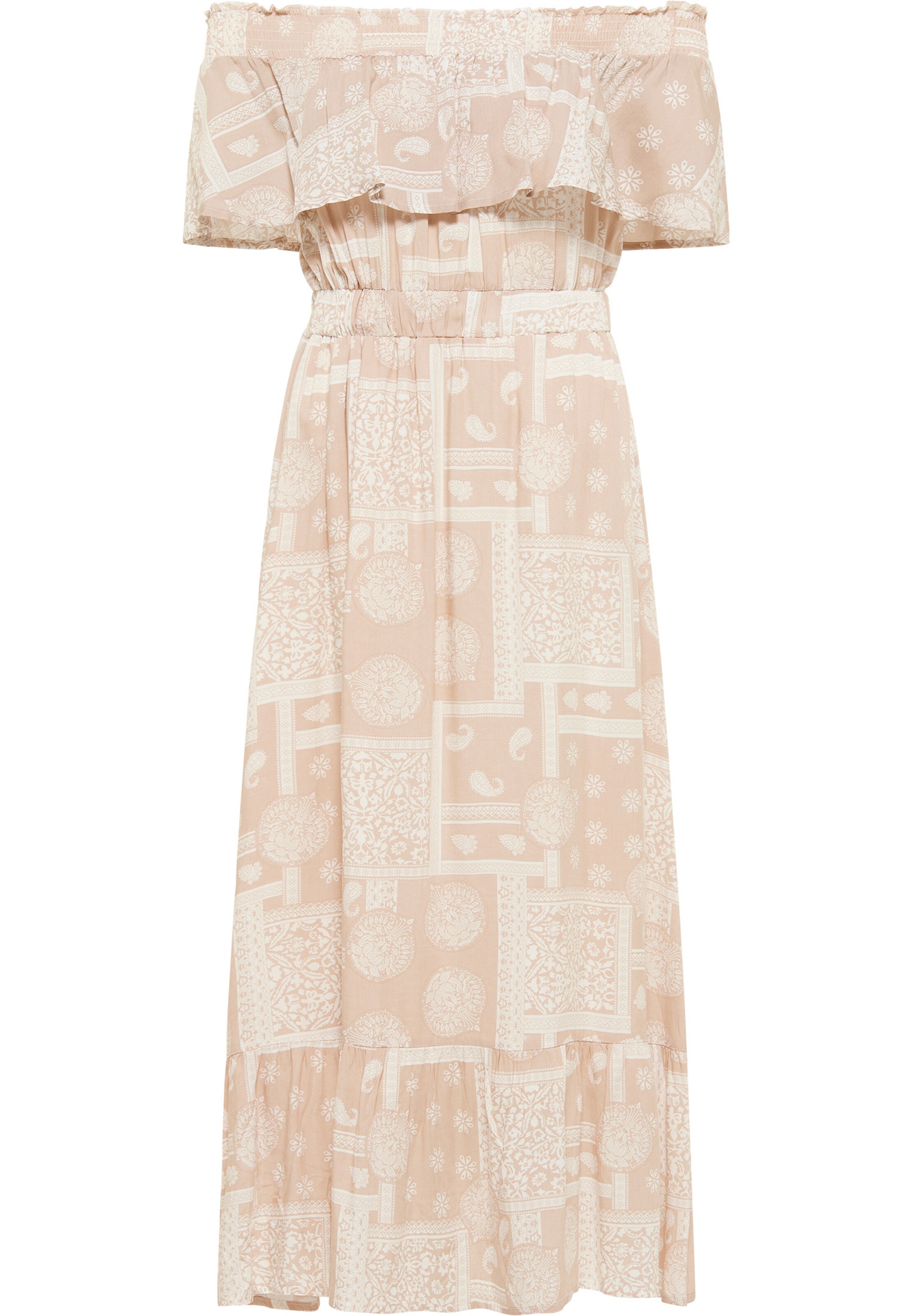 IZIA Šaty - Béžová: predná strana