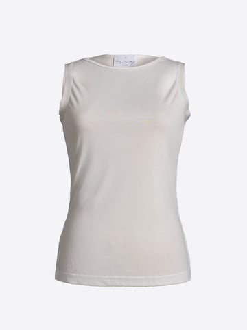 balta 4TAILORS Palaidinė be rankovių 'Creamy'