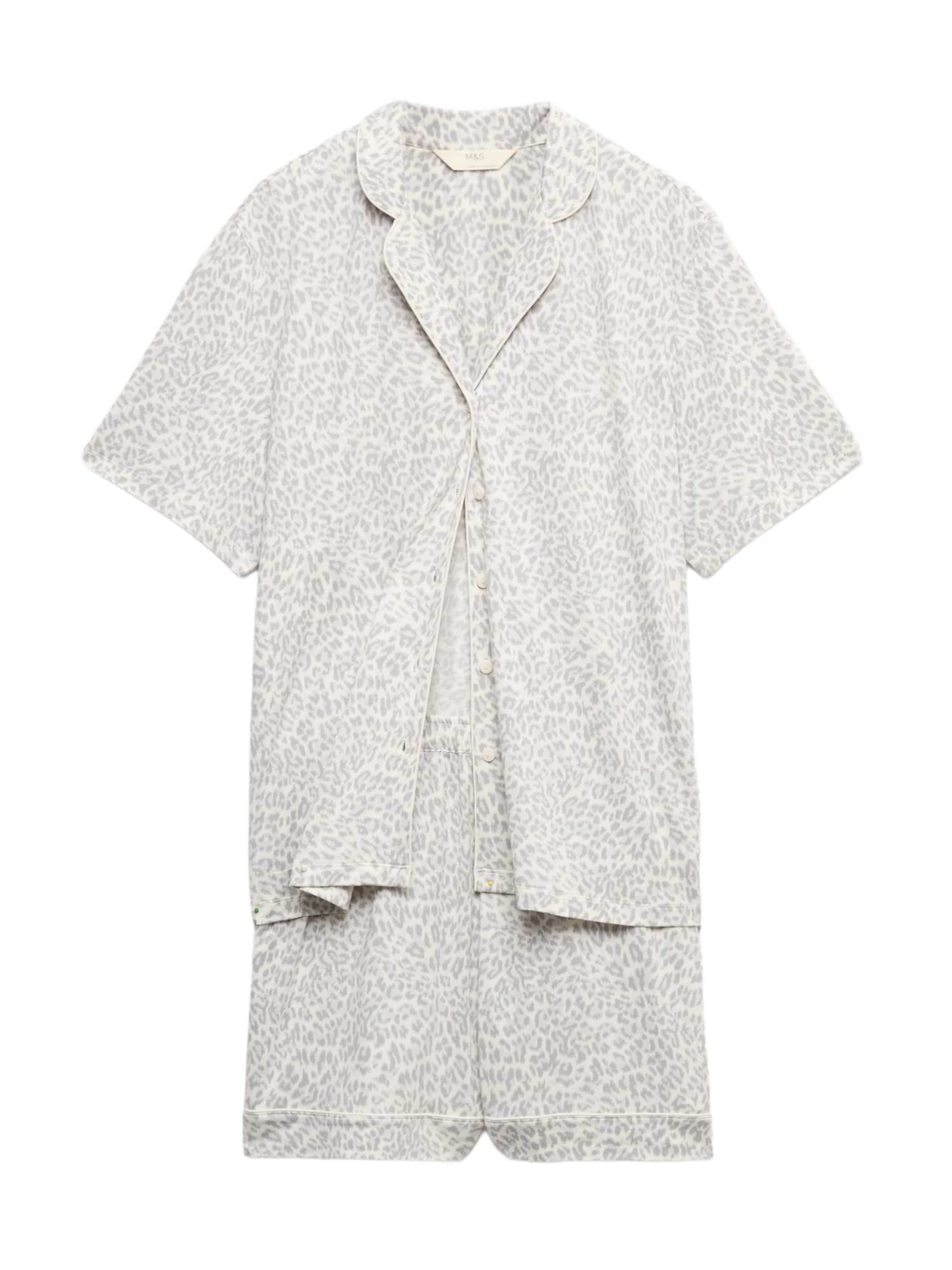 Marks & Spencer Pyjama in Grijs: voorkant