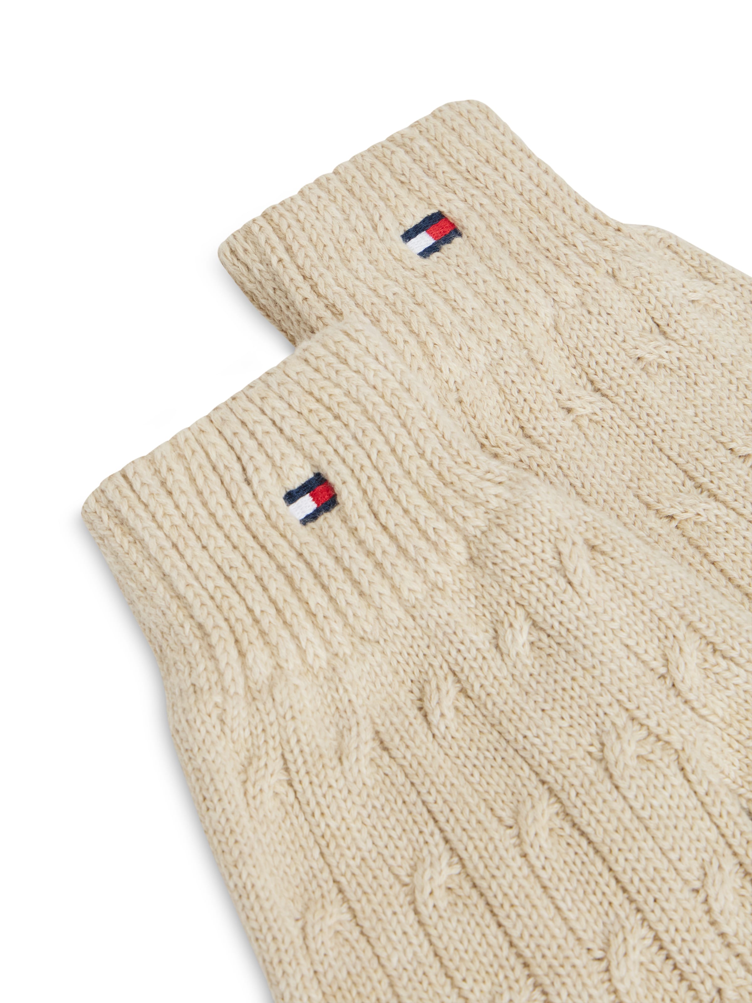 Gants 'ESSENTIAL' TOMMY HILFIGER en beige
