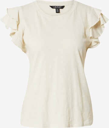 Lauren Ralph Lauren T-shirt 'ANZANITA' i beige: framsida