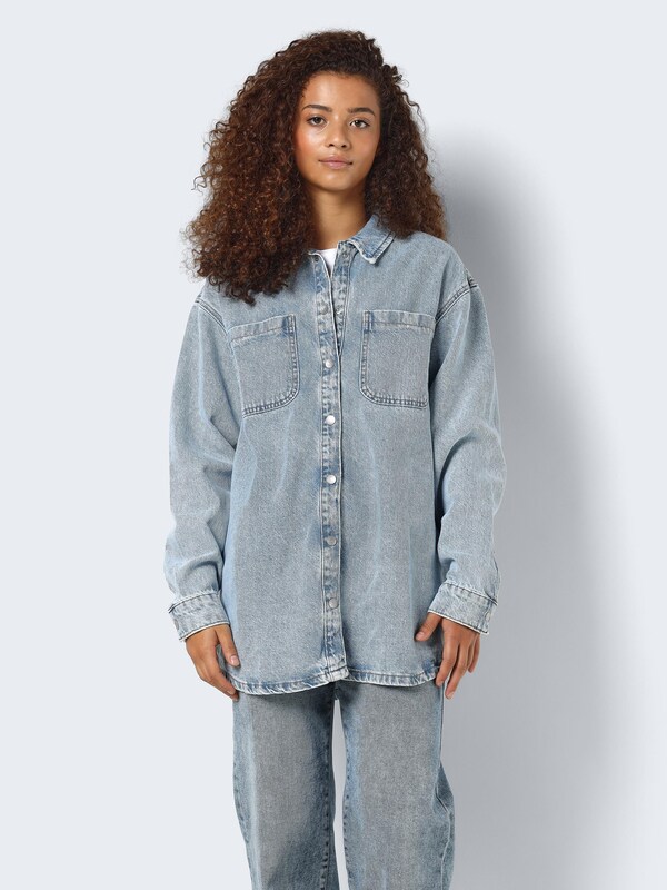 Noisy may Blouse 'NMAlva' in Blue Denim