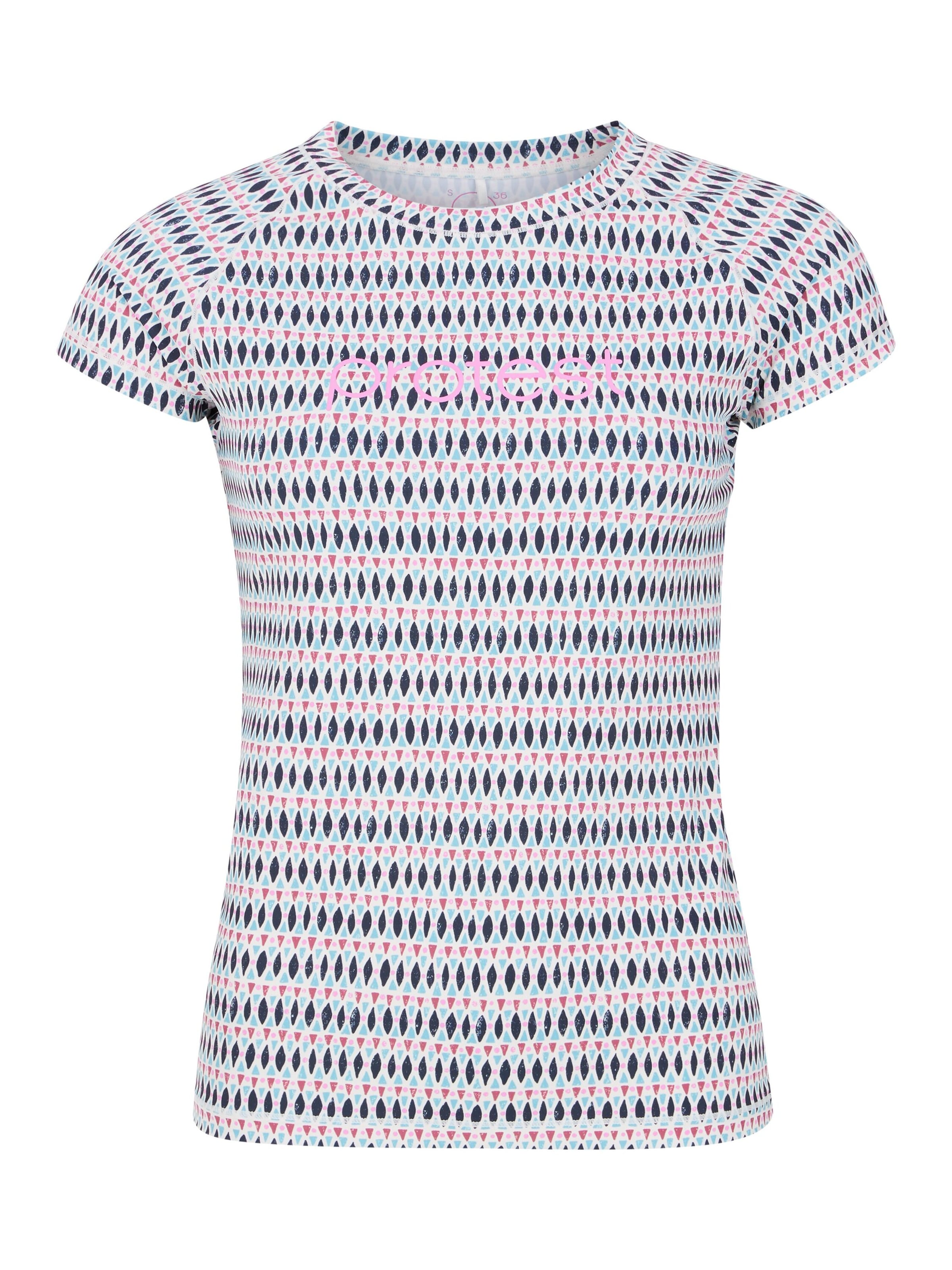 PROTEST Functioneel shirt 'PRTCATO' in Blauw: voorkant
