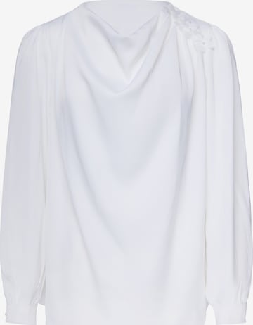 usha BLACK LABEL Blouse in Wit: voorkant