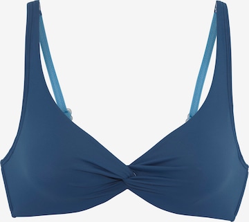 LASCANA ACTIVE T-Shirt Urheilubikinitoppi värissä sininen: etupuoli