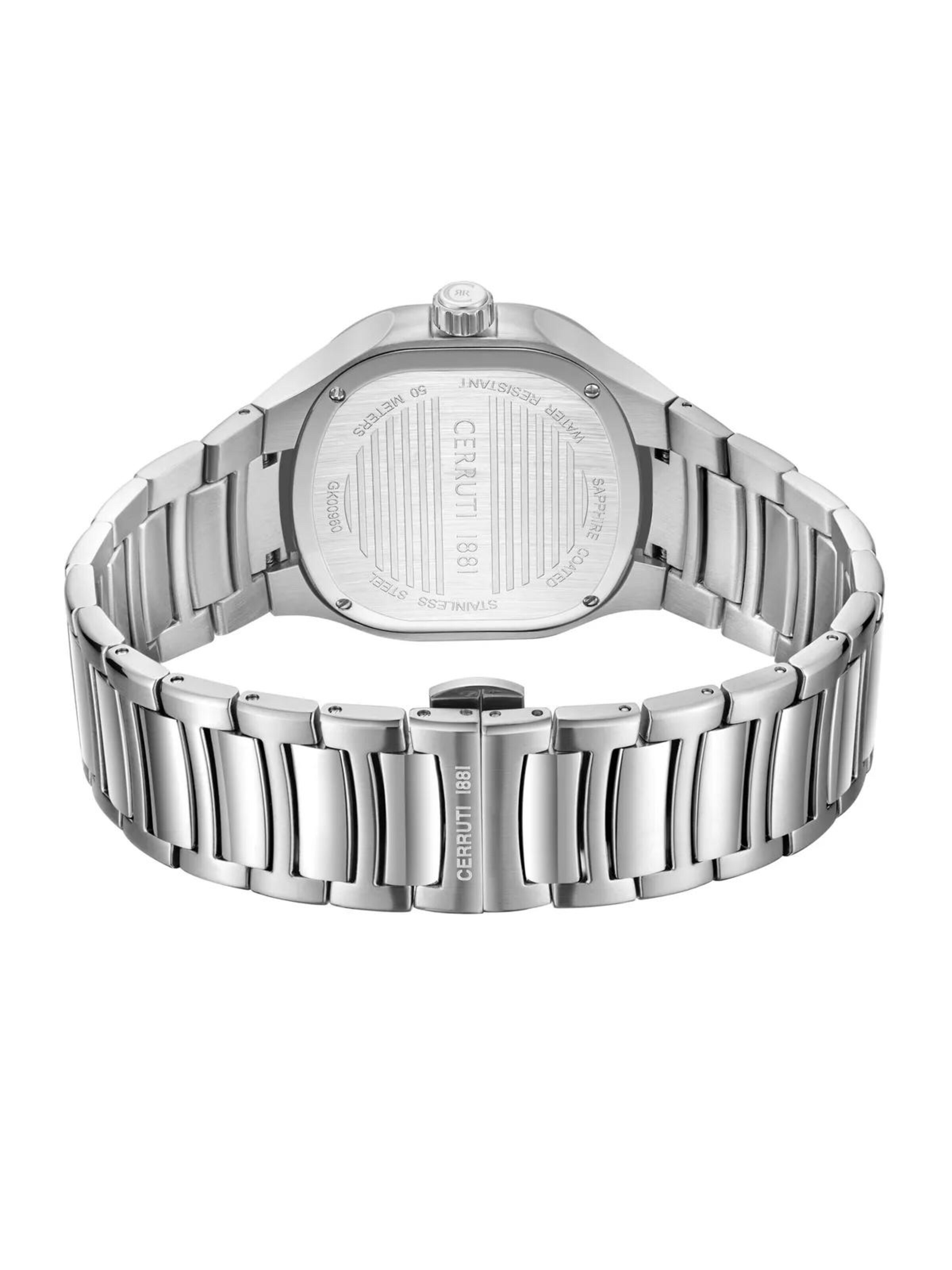 Montre à affichage analogique 'Trento' CERRUTI 1881 en argent