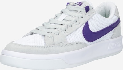 Nike SB Sneakers 'Adversary' in Grey / Dark purple / White, Item view