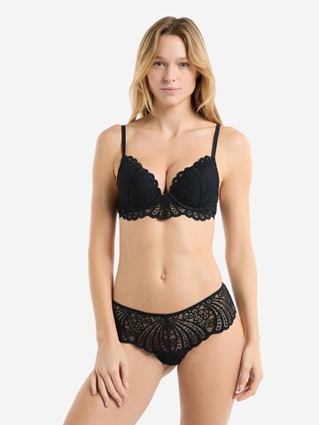 String 'Etreinte' ETAM en noir : devant