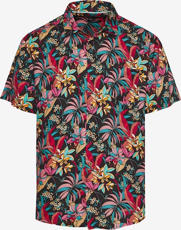 Funky BuddhaRegular Fit Košulja - crna boja: prednji dio