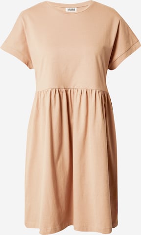 Urban Classics Dress 'Empire Valance' in Pink: front