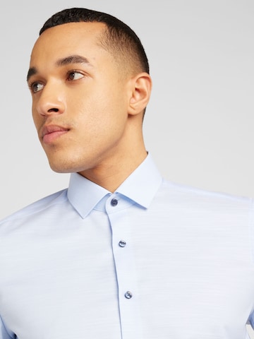 OLYMP - Ajuste regular Camisa de negocios en azul