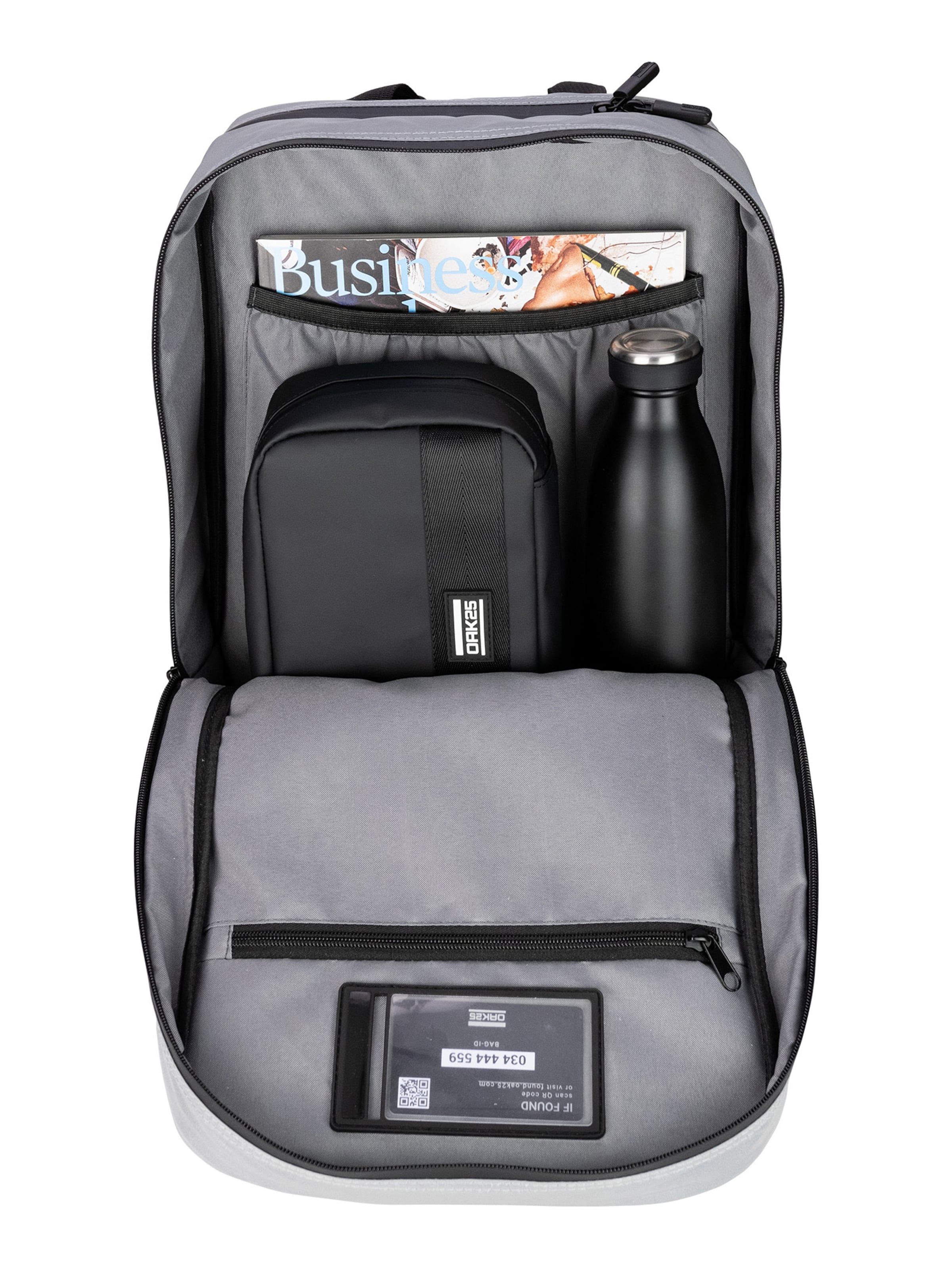 OAK25 Batoh 'Luminant' - Sivá