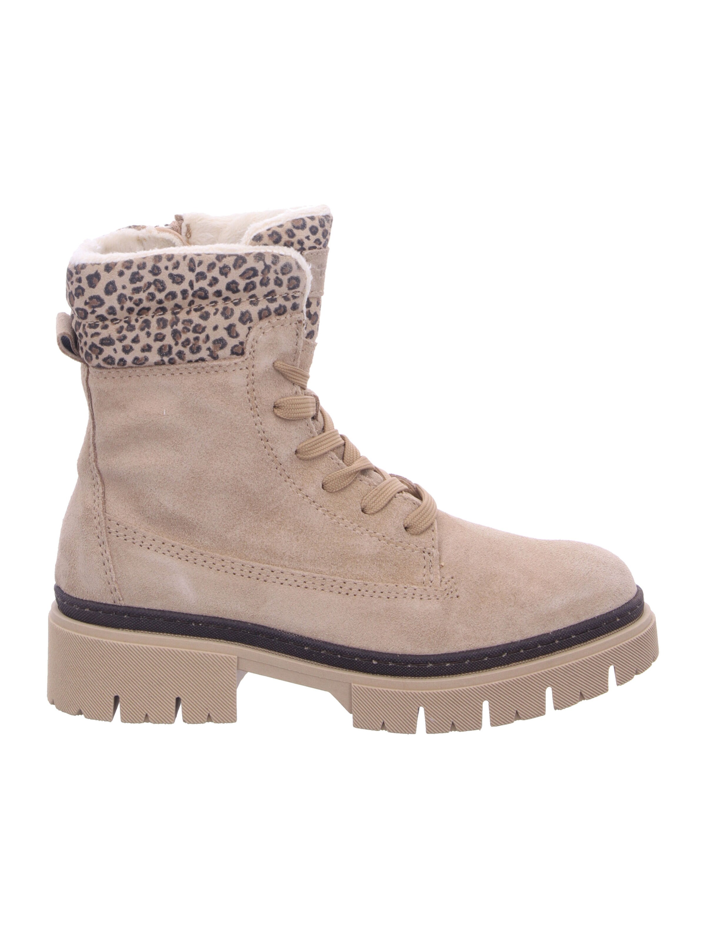 Tamaris Schnürstiefelette in Beige