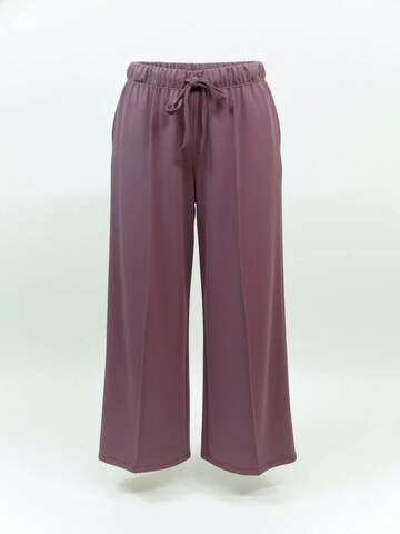 No Matter What Wide leg Broek in Lila