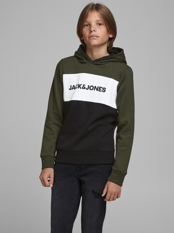 Jack & Jones Junior Klasický střih Mikina – černá: přední strana