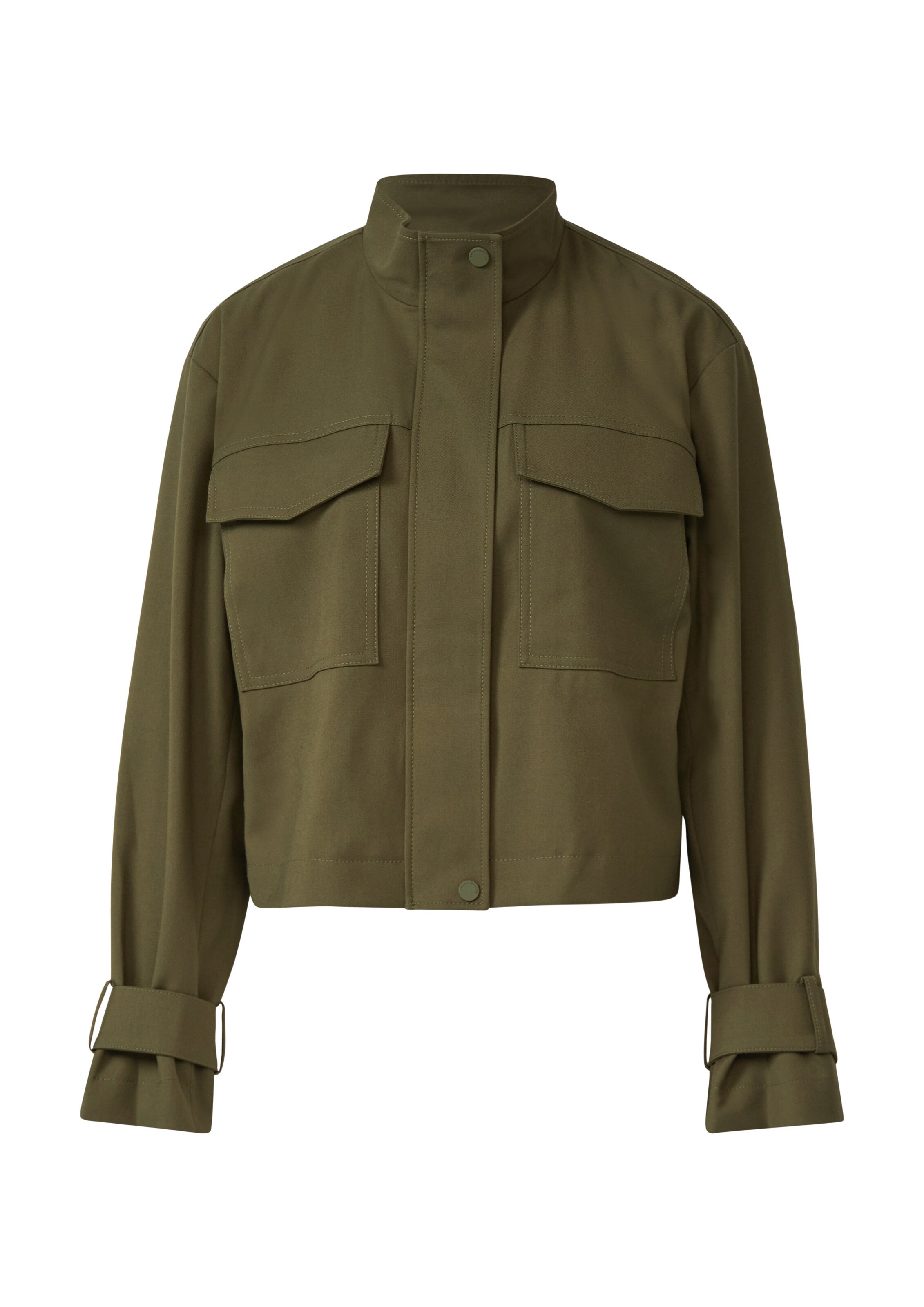 COMMA Between-Season Jacket in Green: front