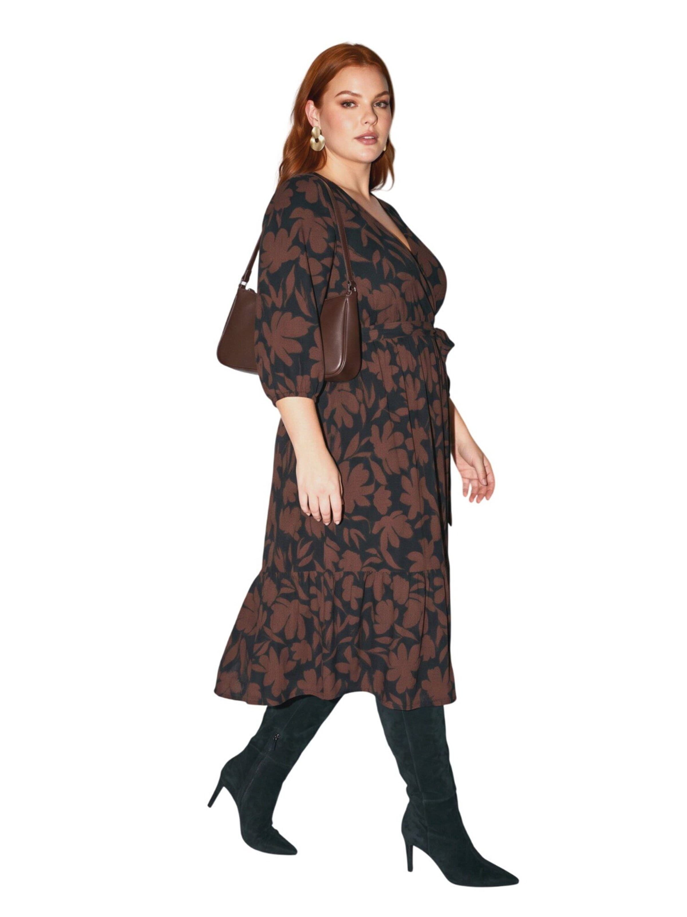 Shape Of You Dress in Brown