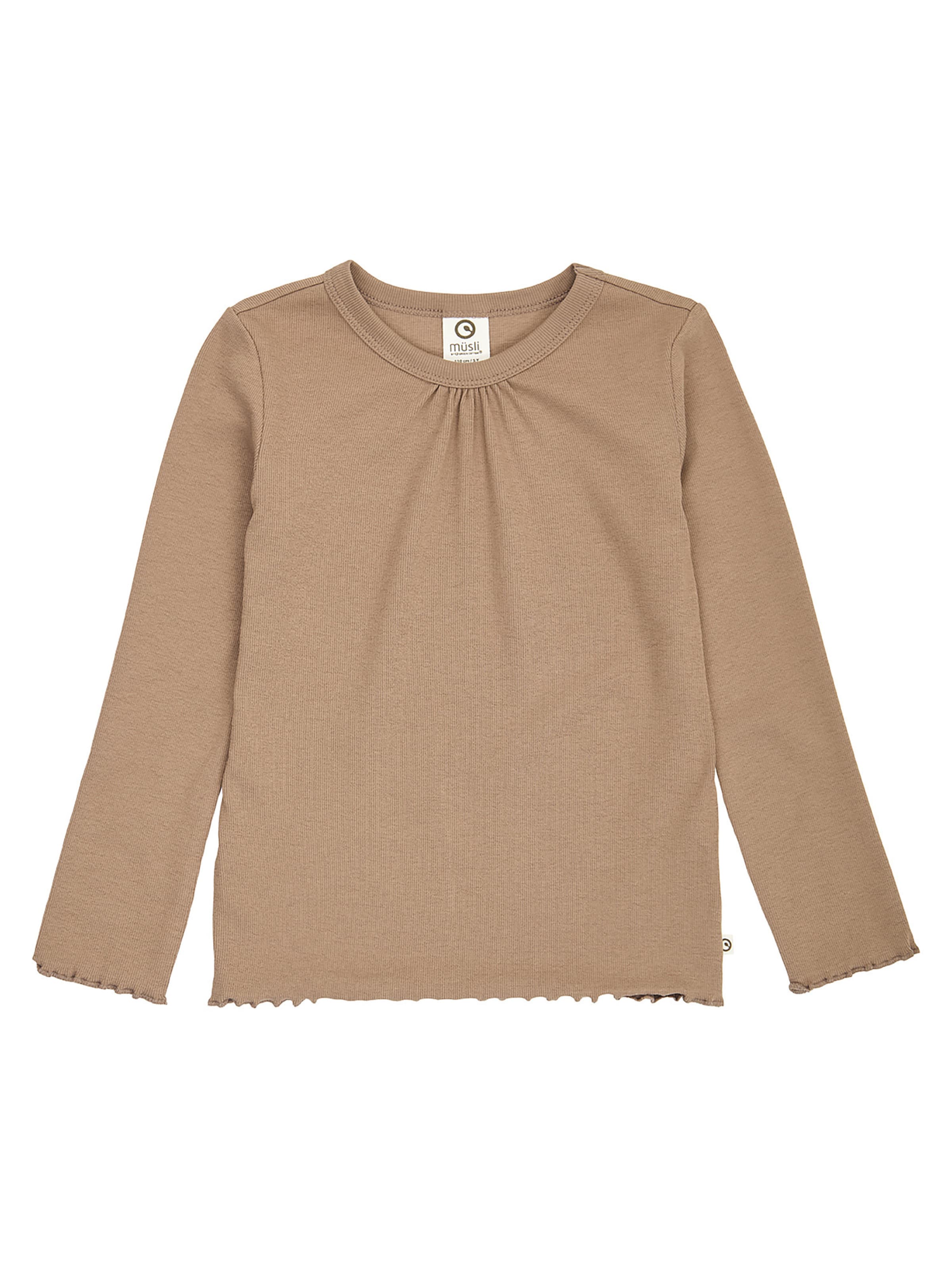 Müsli Shirt in 86 in de kleur Bruin, Productweergave