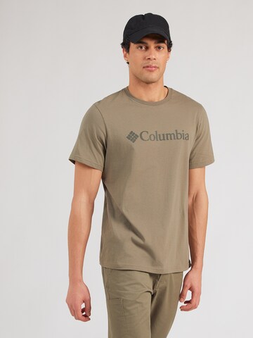 COLUMBIA Performance shirt in Green: front