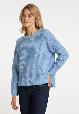 usha BLUE LABEL Sweater in Blue: front