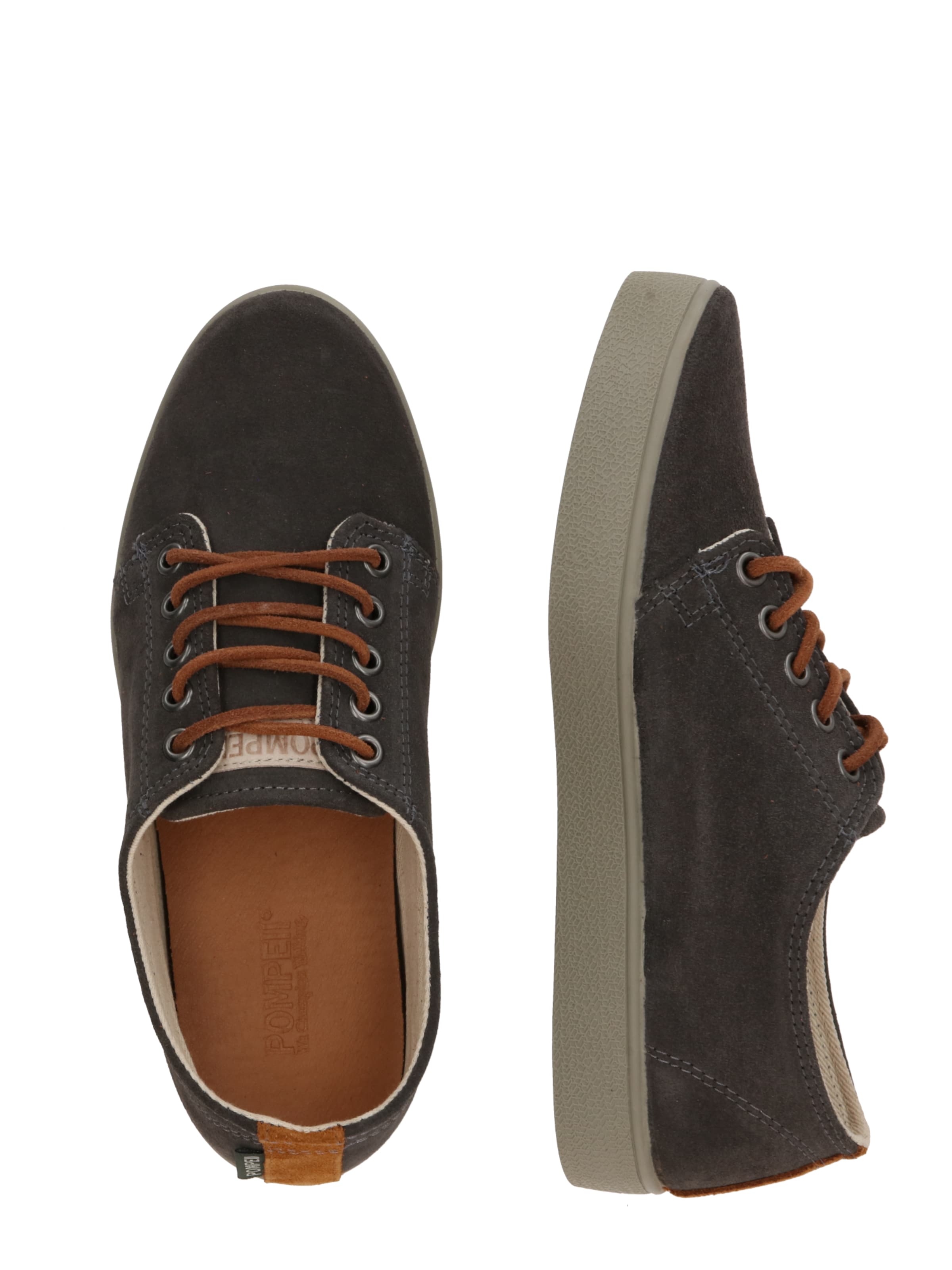 POMPEII Низкие кроссовки 'HIGBY' в Серый