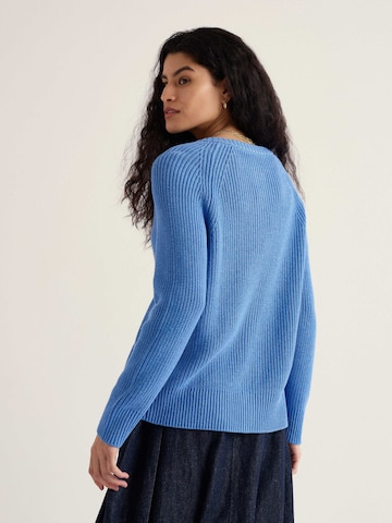 Seasalt Cornwall Cardigan 'Potters Meadow' i blå