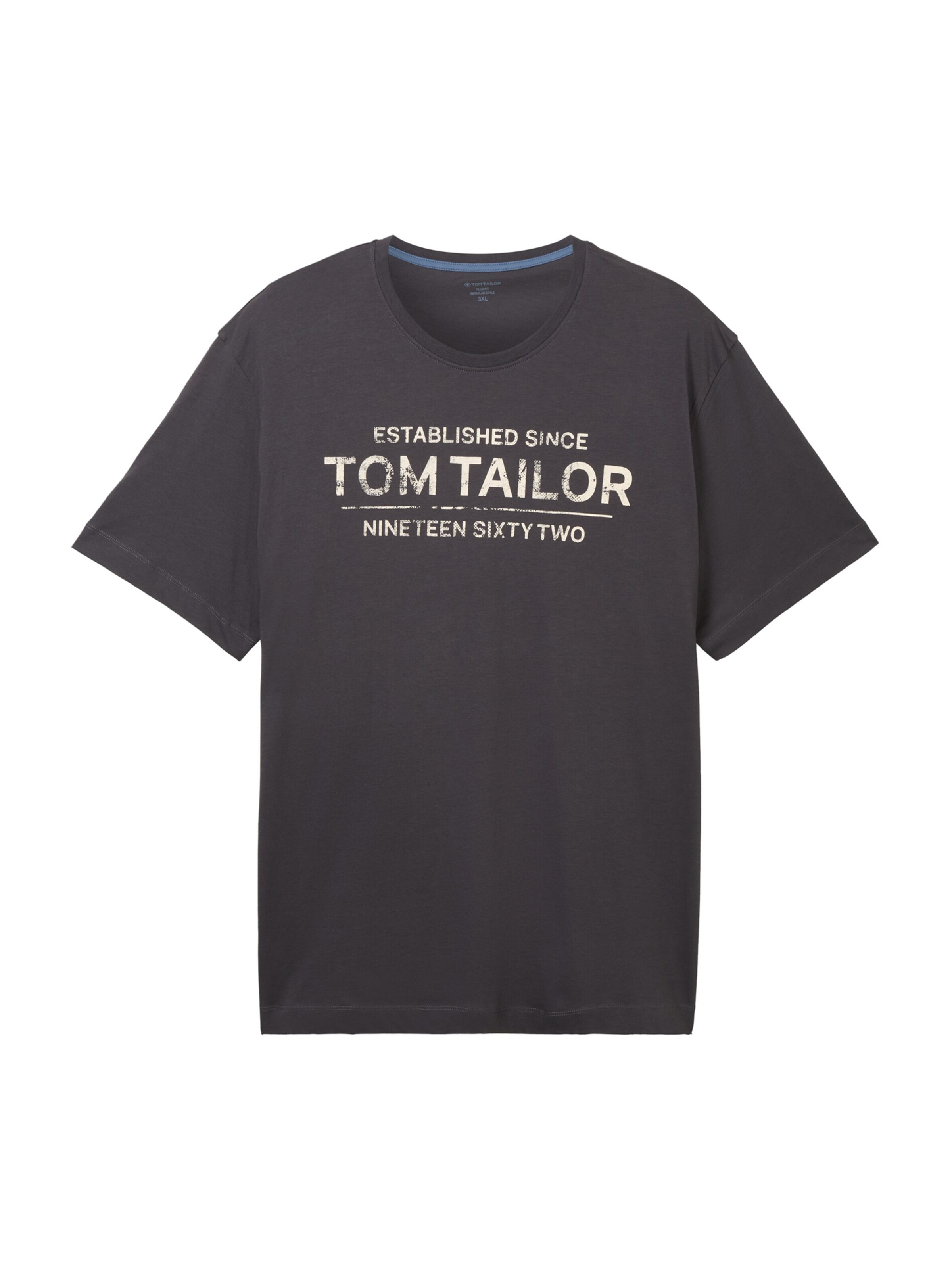 Maglietta di TOM TAILOR Men + in grigio: frontale