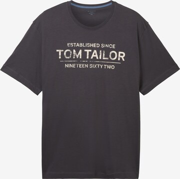 Maglietta di TOM TAILOR Men + in grigio: frontale