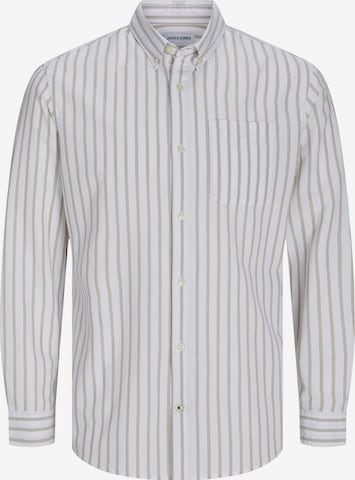 Camicia 'Oxford' di Jack & Jones Plus in bianco: frontale