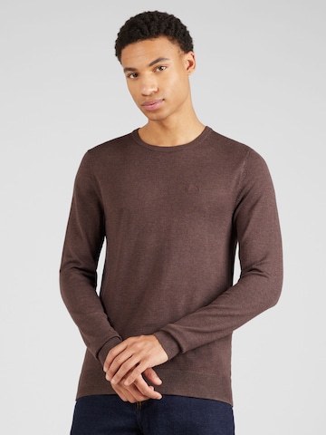 Lindbergh Regular fit Sweater in Brown: front