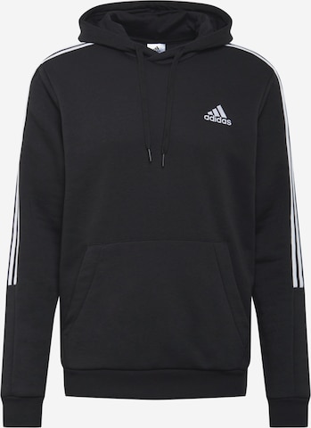 ADIDAS SPORTSWEAR Urheilullinen collegepaita 'Essentials' värissä musta: edessä