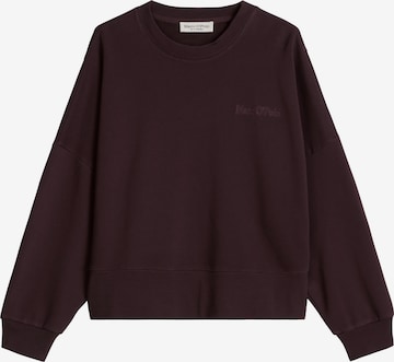 Sweat-shirt Marc O'Polo en rouge : devant