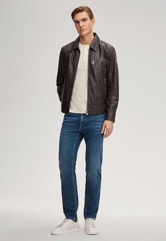 JOOP! Jeans Between-season jacket 'Aleks' in Brown