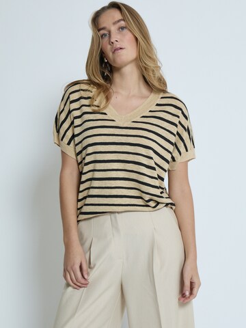 T-shirt 'Alayan' Peppercorn en beige : devant