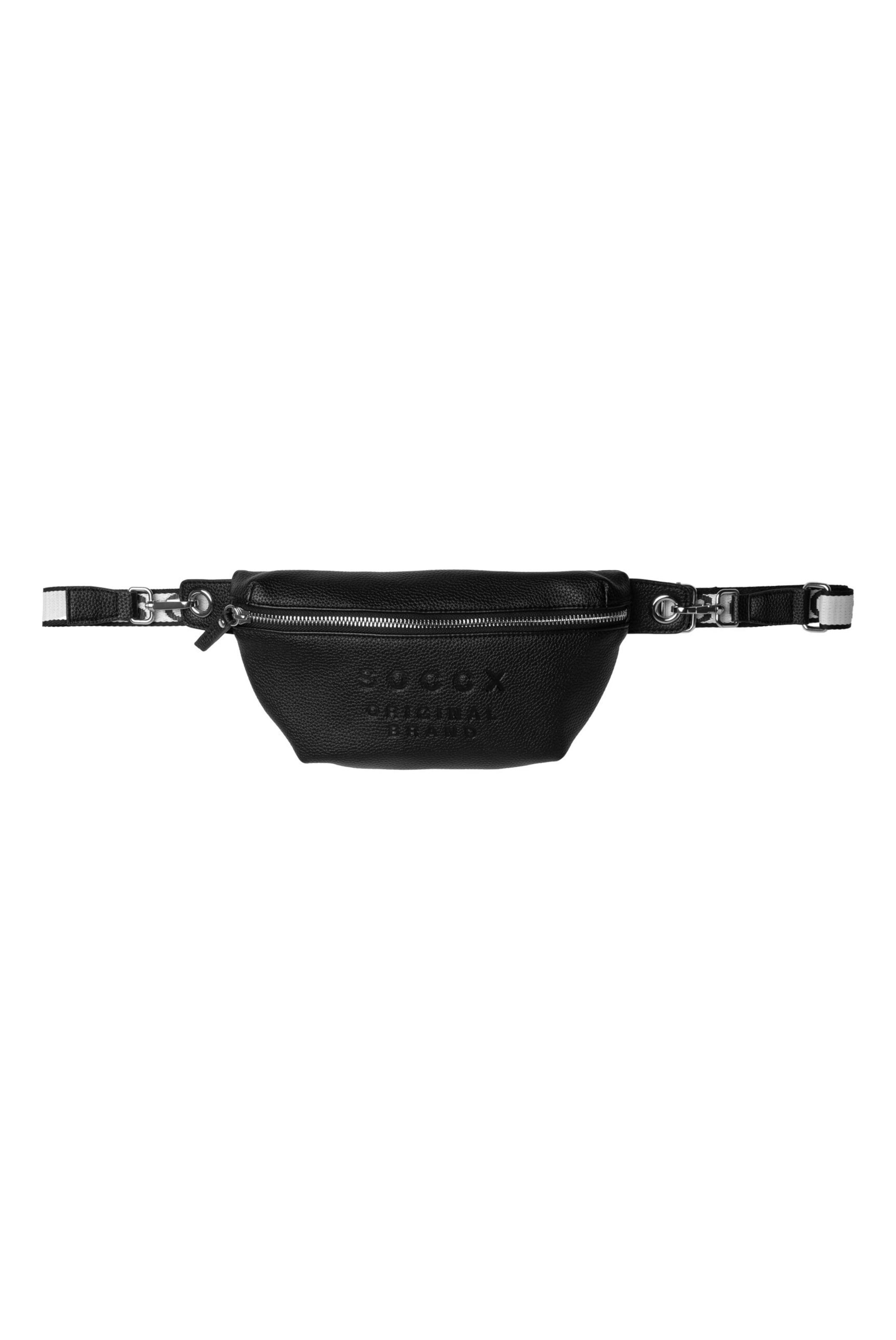 Soccx Fanny Pack in Black: front