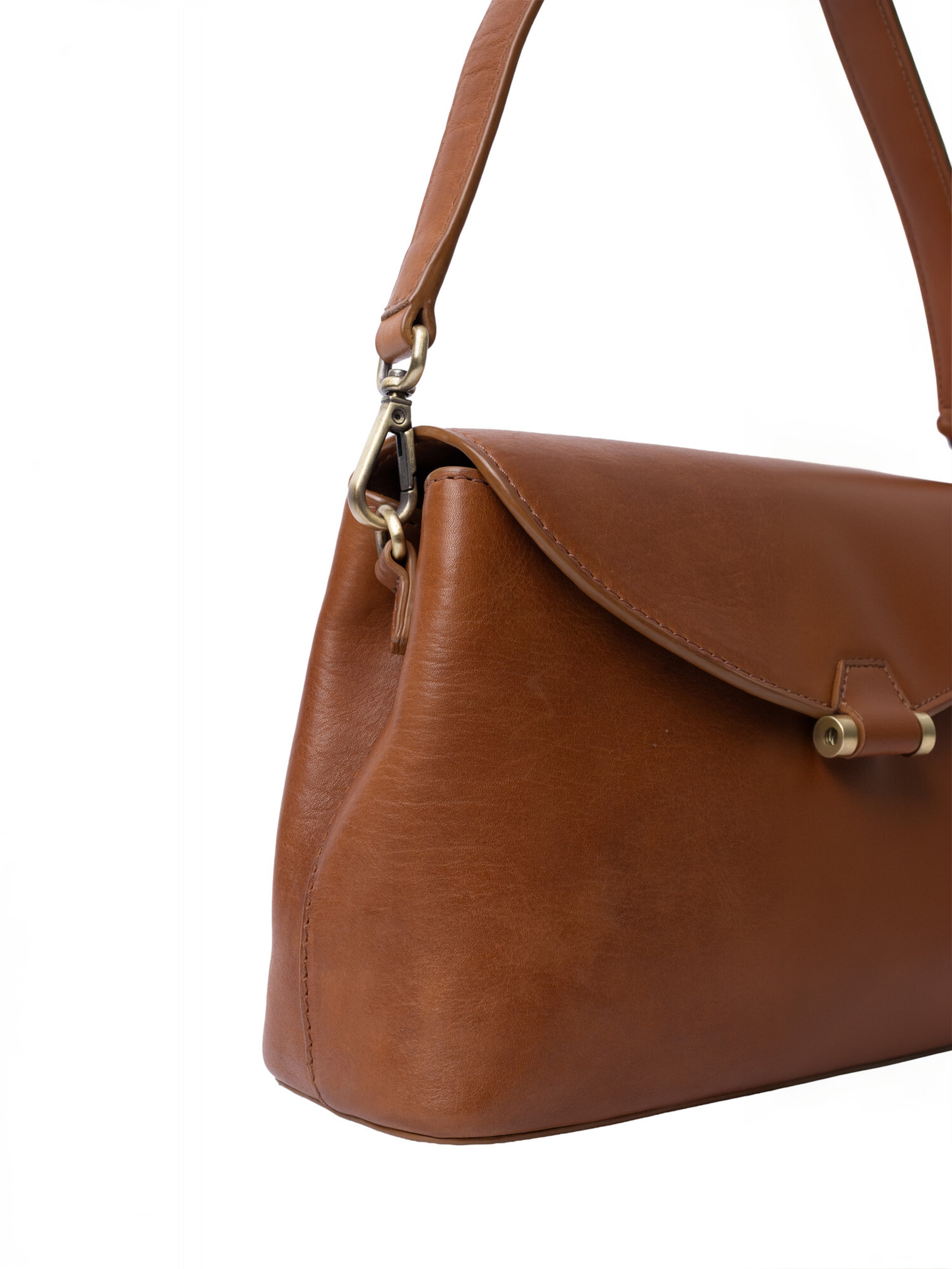 Cabas ' Sonia ' RE:DESIGNED en beige : sur le côté