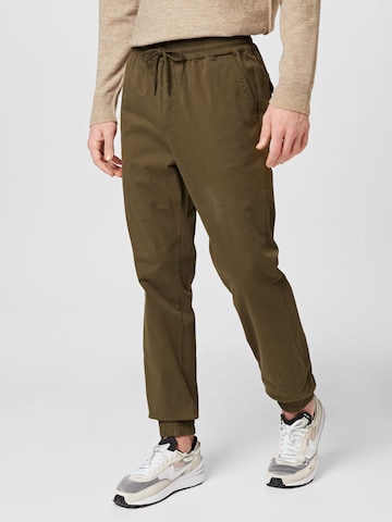 ABOUT YOU Tapered Pants 'Alen' in Green: front