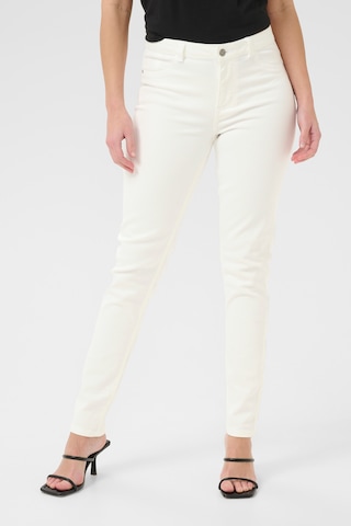 Kaffe - Slimfit Vaquero 'KAlaurine' en blanco: frente