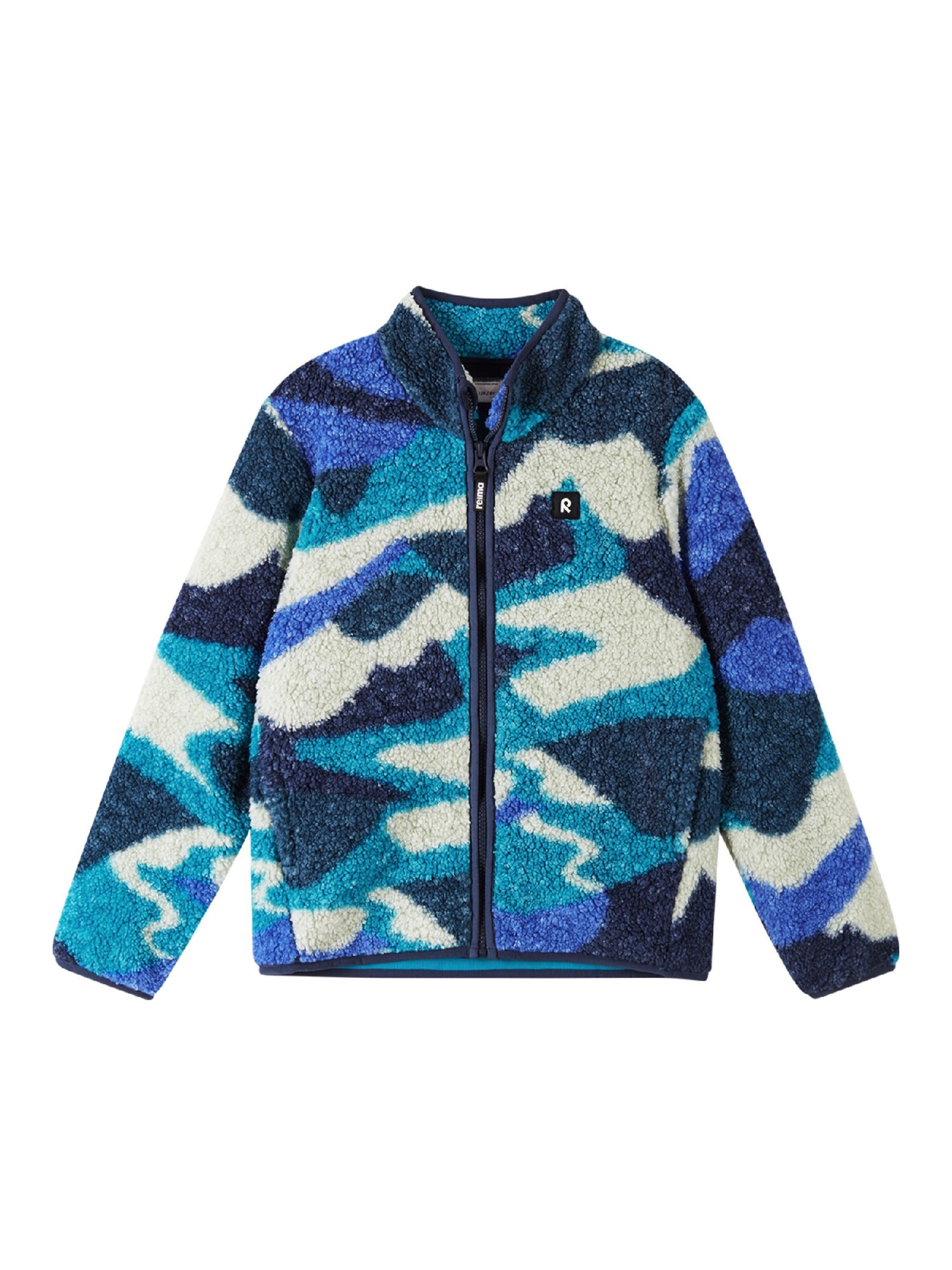 Reima Fleecejacke 'Tupsis' in Blau: Vorderseite