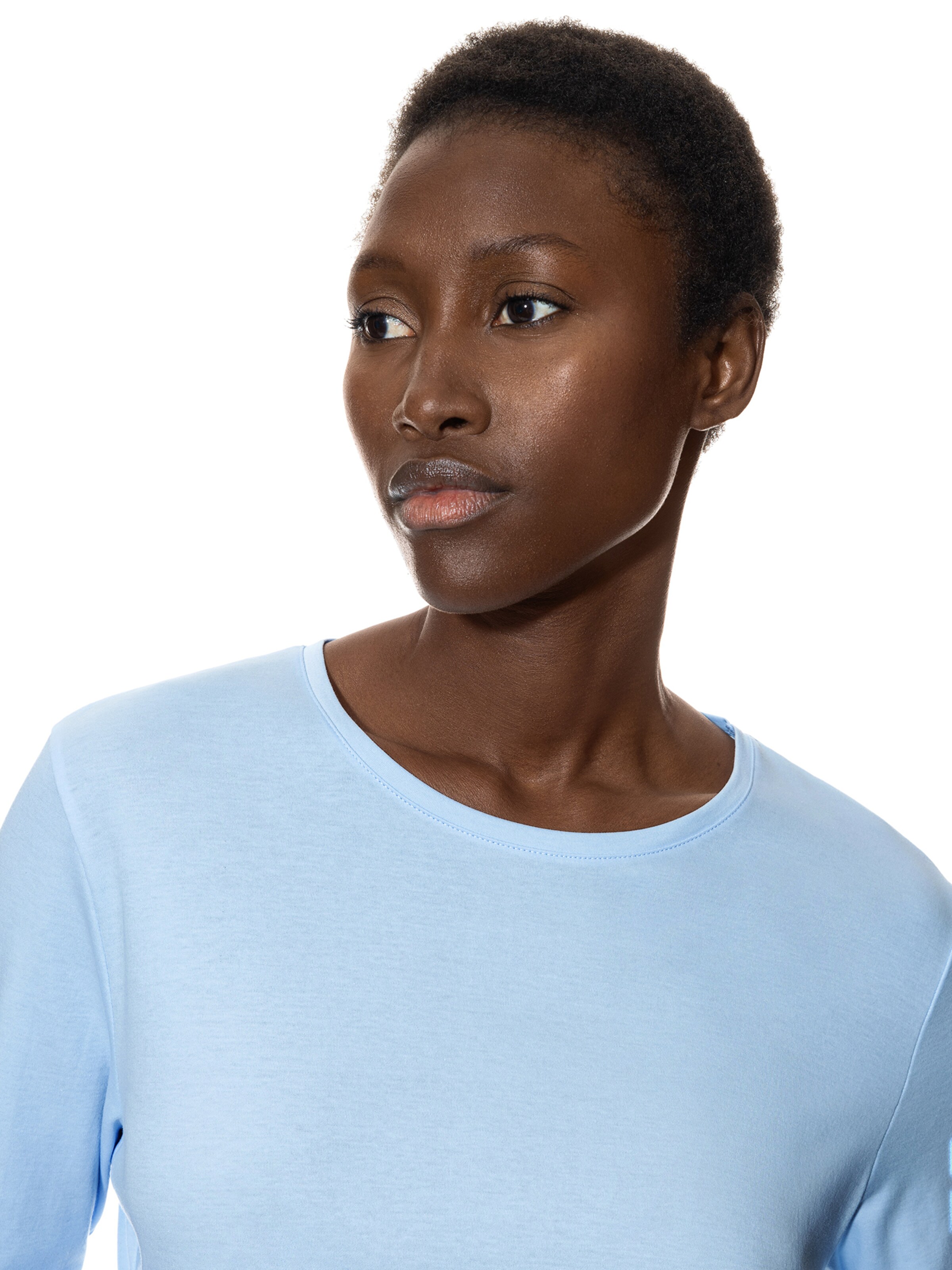 Mey Pyjama 'Flower Meadow' in Blauw