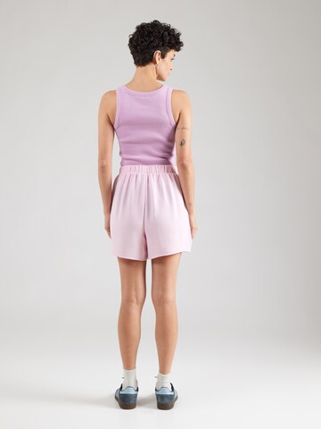 PIECES Regular Shorts 'PCAnna' in Pink