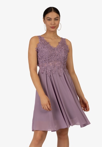 Kraimod - Vestido de gala en lila: frente