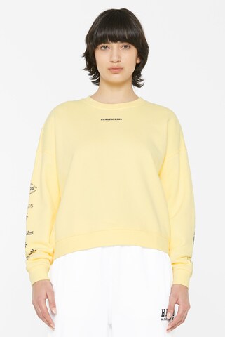 Harlem Soul Sweatshirt 'LU-NA ' in Yellow: front