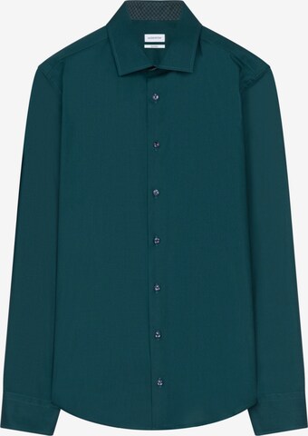 SEIDENSTICKER Slim fit Business Shirt in Green: front