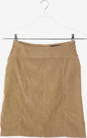 H&M Skirt in XS in Beige: front